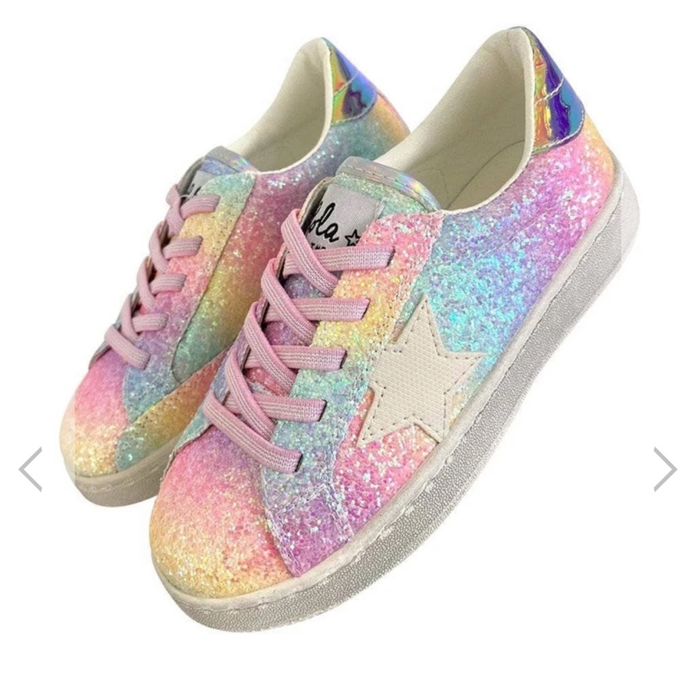 Ombré Glitter Star Sneakers